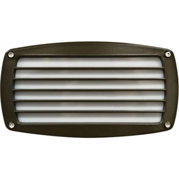 Dabmar Lighting DSL1057-BZ PL7 Striped Step Light, Wattage 7W, Voltage 120V, Bronze