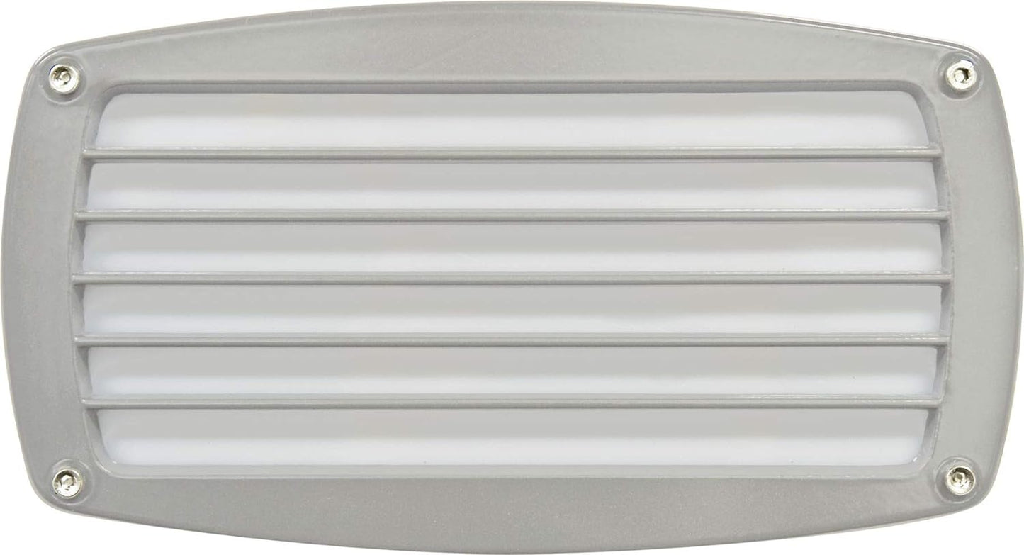Dabmar Lighting DSL1059-W PL9 Striped Step Light, Wattage 9W, Voltage 120V, White