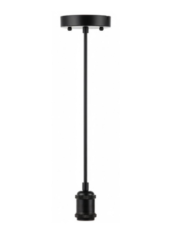 Westgate DSP-066-6FT-BK Decorative Socket Pendant 066 6Ft Blk Cord - Black Finish