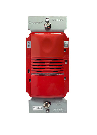 Wattstopper DSW-301-R Dual Tech Wall Switch Occupancy Sensor, 120/277V, Red Finish
