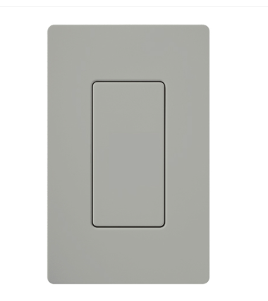 Lutron DV-BI-GR Claro Blank Insert - Grey Finish