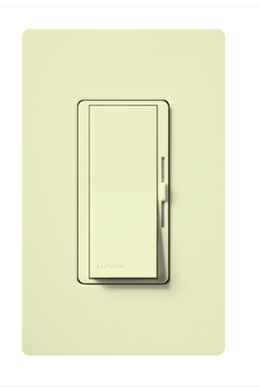 Lutron DVELV-300P-AL Diva Electronic Low-voltage Single-pole Dimmer - 300w Max - Almond Finish
