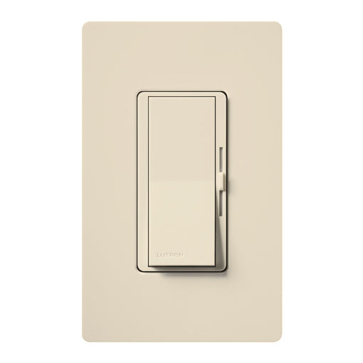 Lutron DVF-103P-277-IV Diva Dimmer, Single Pole/3-Way, 277V, 6A 3-Wire LED Driver/Fluorescent Ballast, Ivory Finish
