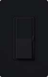 Lutron DVLV-600P-BL Diva Magnetic Low-Voltage Dimmer - Single-Pole - 450W Max - Black Finish