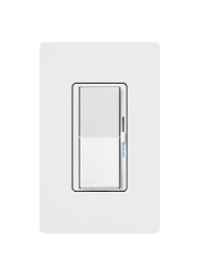 Lutron DVRF-6LS-WH-3 Diva Smart Dimmer Light Switch for Caseta Lighting (Lutron Smart Hub Required), for LED Lights, 150W, Single-Pole/3-Way, No Neutral, White - 3 Pack