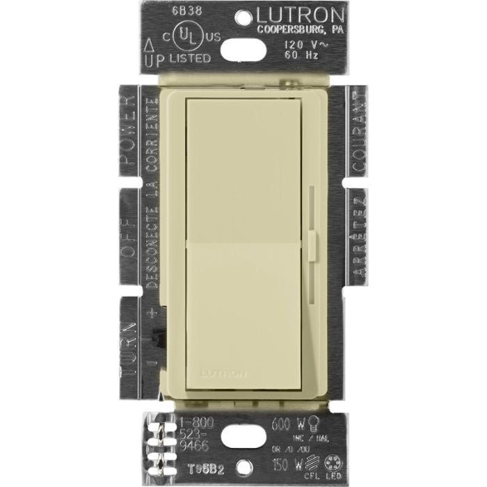 Lutron DVSCCL-253P-SA Diva LED + Dimmer Switch for Dimmable LED & Incandescent Bulbs, 250-Watt/Single-Pole or 3-Way, Sage Finish
