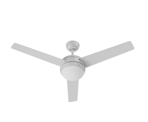 AFX Lighting DVSN523LACWHWH-CN Davis 52 Inch Ceiling Fan, AC, White Finish, with Pull Chain