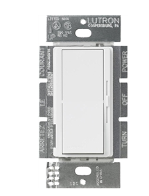 Lutron DVSTV-453P-WH Diva 450W CFL or LED 3.75 A 120 V / 1.62A 277V Single Pole / 3-Way Dimmer, White