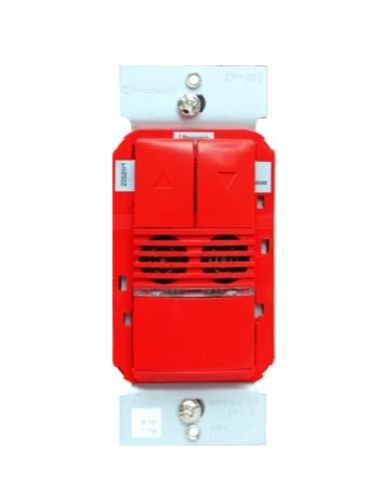 Wattstopper DW-311-R-U 0-10V Dual Tech. Wall Switch occupancy. Sensor, 120/277V, Red
