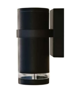Dabmar Lighting DW3550-L7-50K-B LED Cast Aluminum Down Wall Light, 120V, E26, Color Temperature 5000K, Black Finish