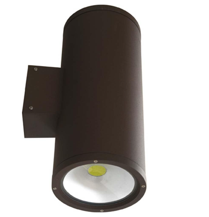 Dabmar Lighting DW3701-LB40-50K-BZ LED Cast Aluminum Board Up And Down Wall Fixture, Bronze Finish