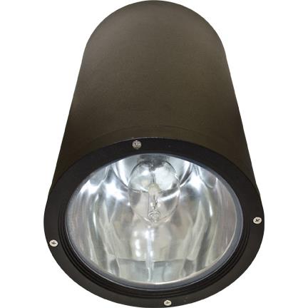 Dabmar Lighting DW3760-BZ Powder Coated Cast Aluminum Cylinder Ceiling Fixture, Bronze Finish