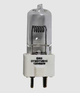 Eiko DYS/DYV/BHC 120V 600W G-7 GZ9.5 Base Halogen Bulb