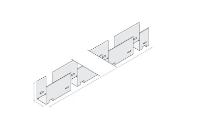 Diode LED DI-LIN-SE-SPINE-39 39-in Mounting Spine Channel for Side Bend Linaire Flex, White