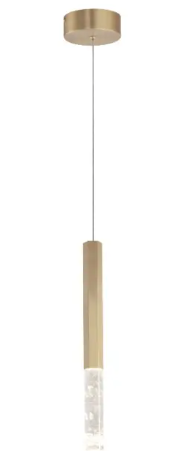 ET2 Contemporary Lighting E11020-95GLD Diaphane 16" LED Pendant, Color Temperature 3000K, 300 Lumens, Voltage 120V, Gold Finish