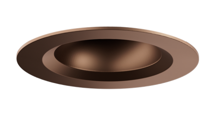Elco Lighting E1AK02F40BZ 1″ Round Recessed Architectural Oak™ Downlight, Color Temperature 4000K, Lumens 1000 lm , Beam Angle 38°, All Bronze