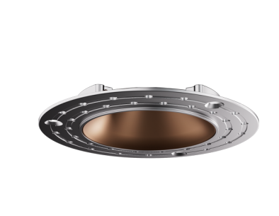 Elco Lighting E1AK61WFSDBZ 1 Inch Round Architectural Trimless Downlight, Watt 8W, Lumens 850lm, CCT: Sunset All Bronze Finish