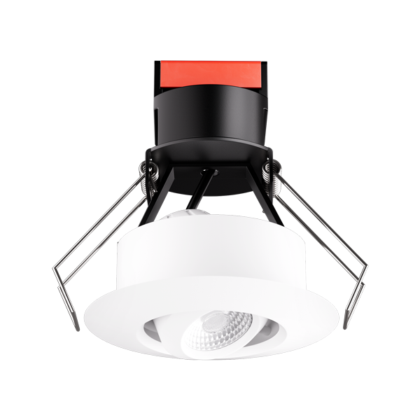 Elco Lighting E1L32WF27BZ 1" Round Recessed Adjustable Oak™ Gimbal, Wattage 6.1W, Color Temperature 2700K, Lumens 625 lm, Voltage 12V AC, Beam Angle 50°, All Bronze