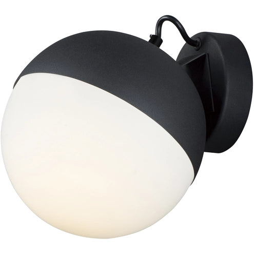 ET2 Contemporary Lighting E20369-92BK Half Moon LED 7.75 inch Black Wall Sconce Wall Light
