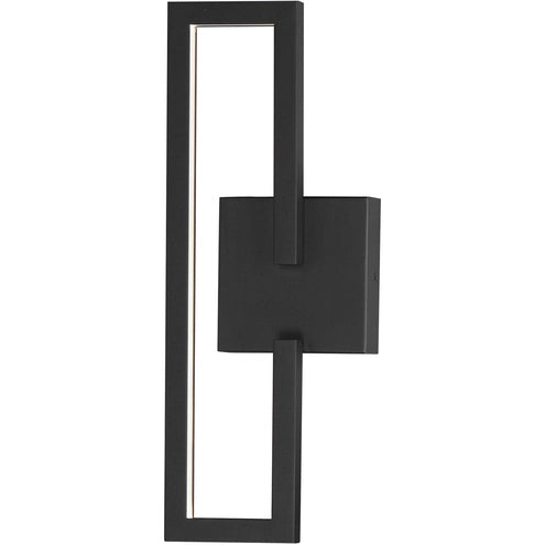 ET2 Contemporary Lighting E21260-BK Penrose LED 7 inch Black ADA Wall Sconce Wall Light