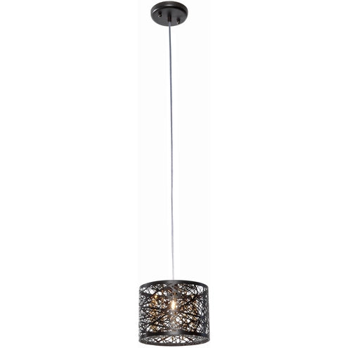 ET2 Contemporary Lighting E21306-10BZ/BUL Inca LED 7.75 inch Bronze Mini Pendant Ceiling Light in Cognac