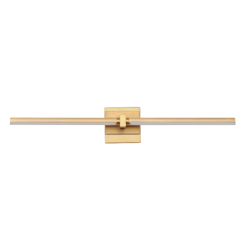 ET2 Contemporary Lighting E21354-GLD Dorian 30" 1-Light LED Wall Sconce Light - Color Temperature: 3000K - Finish: Gold