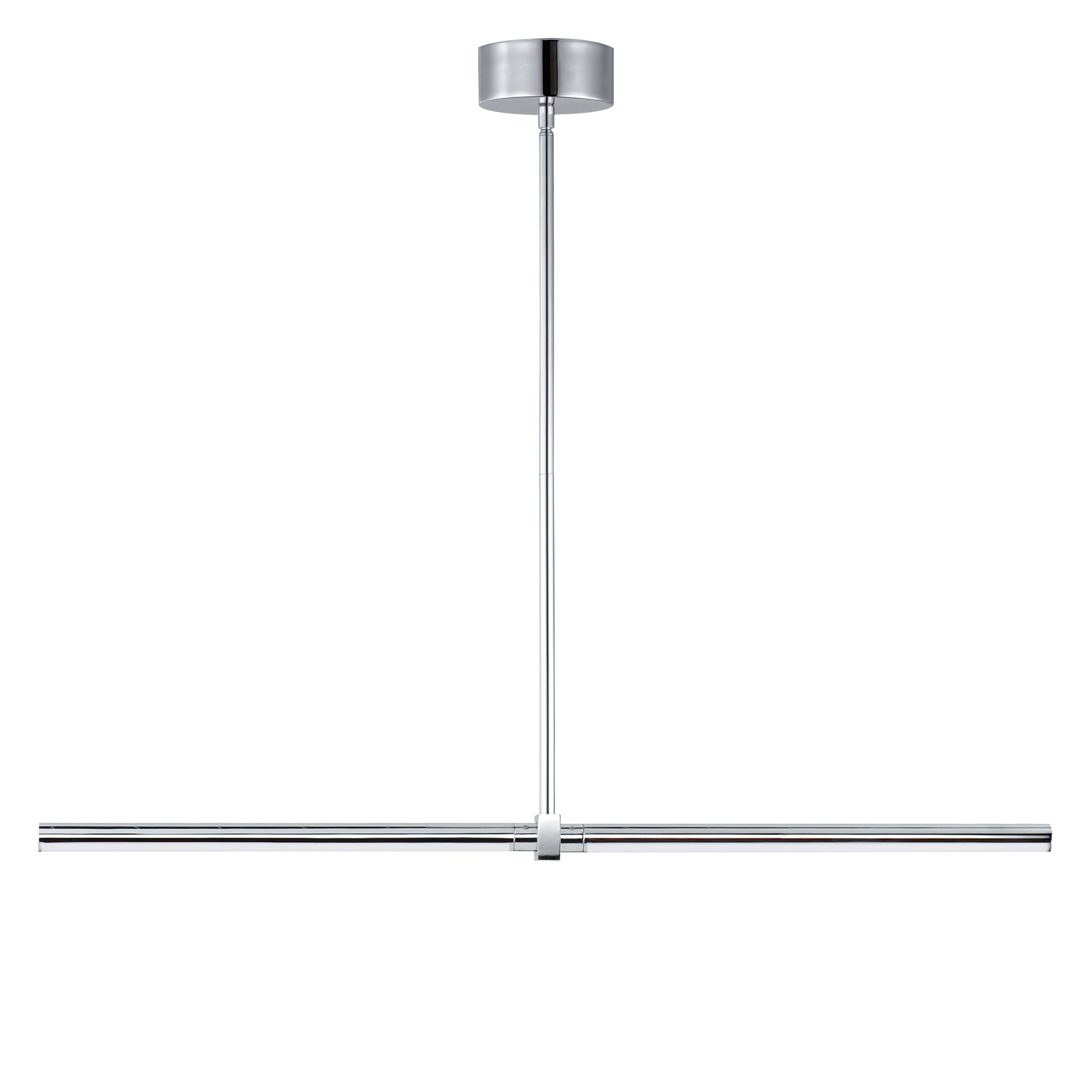 ET2 Contemporary Lighting E21355-PC Dorian 36" 1-Light Linear LED Pendant Ceiling Light - Color Temperature: 3000K - Finish: Polished Chrome