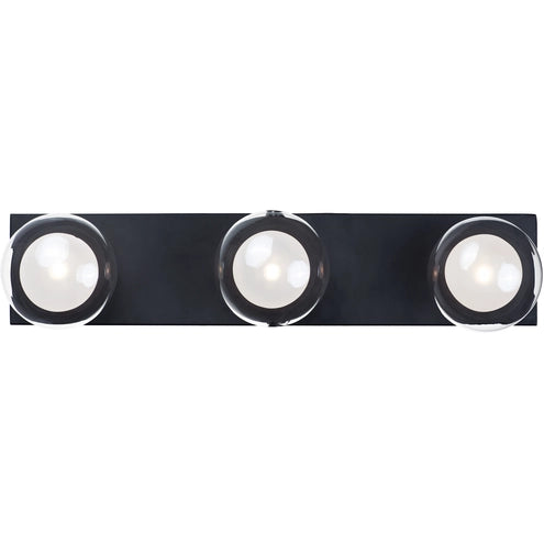 ET2 Contemporary Lighting E21453-93BK Pod LED 22 inch Black Bath Vanity Wall Light