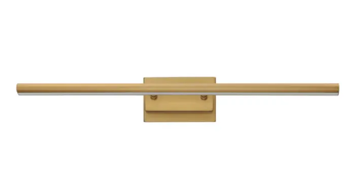 ET2 Contemporary Lighting E21473-GLD Rubelle 30" LED Picture Light, 530 Lumens, Wattage 6W, Multi-Color Temperature, Voltage 120-277V, Gold