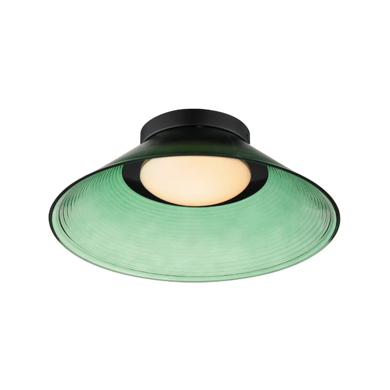 ET2 Contemporary Lighting E22082-04BK 12" Jensen Led Semi-Flush Mount Ceiling Light - Finish: Black