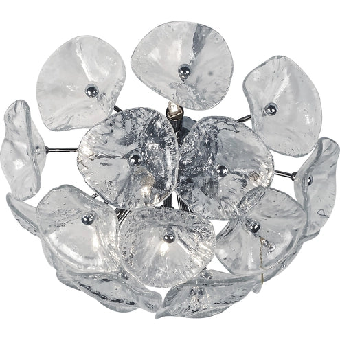 ET2 Contemporary Lighting E22092-28 Fiori 8 Light 16.5 inch Polished Chrome Wall Sconce Wall Light