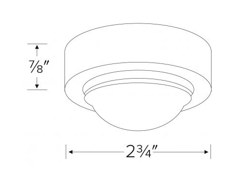Elco Lighting E225W Mini Frosted Glass Downlight, Wattage 20W, Voltage 12V, All White