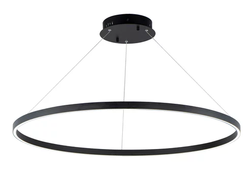ET2 Contemporary Lighting E22728-BK Groove WiZ LED 39.5 inch Black Single Pendant Ceiling Light
