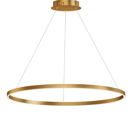 ET2 Contemporary Lighting E22728-GLD Groove WiZ LED 39.5 inch Gold Single Pendant Ceiling Light