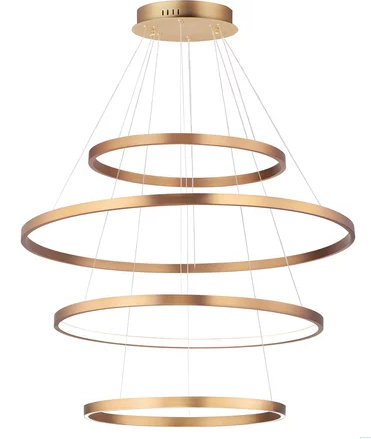 ET2 Contemporary Lighting E22729-GLD Groove WiZ LED 39.5 inch Gold Single Pendant Ceiling Light