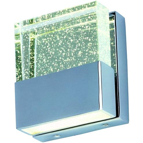 ET2 Contemporary Lighting E22755-89PC Fizz III LED 5 inch Polished Chrome Bath Vanity Wall Light