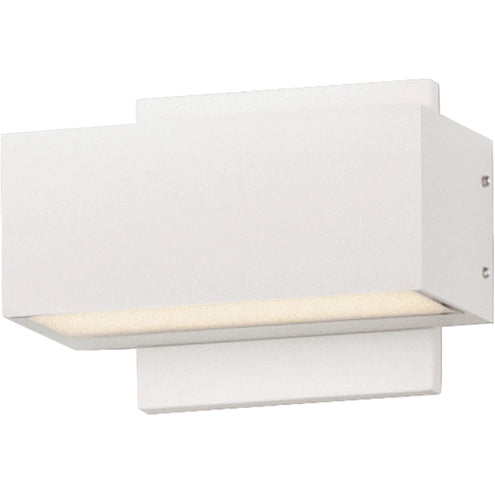 ET2 Contemporary Lighting E23217-WT Blok LED 3.25 inch White Outdoor Wall Mount Light