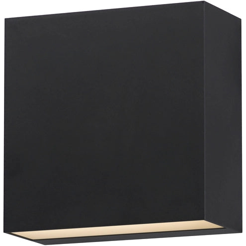 ET2 Contemporary Lighting E23224-BK Cubed LED 5.5 inch Black Outdoor Wall Mount Light