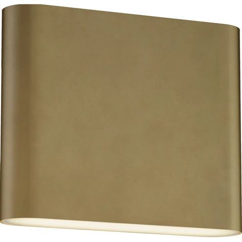 ET2 Contemporary Lighting E23233-NAB Spartan LED 6 inch Natural Aged Brass ADA Wall Sconce Wall Light