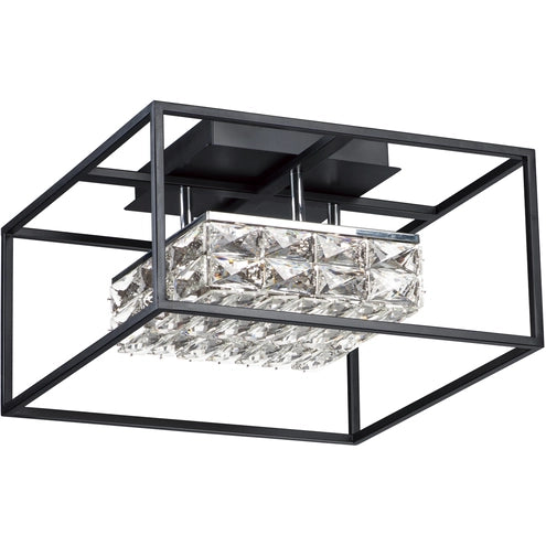ET2 Contemporary Lighting E23300-20BK Zephyr LED 15.75 inch Black Flush Mount Ceiling Light