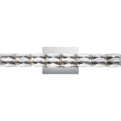 ET2 Contemporary Lighting E23307-20PC Zephyr LED 24 inch Polished Chrome Bath Vanity Wall Light