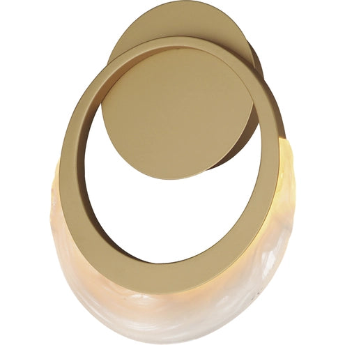 ET2 Contemporary Lighting E23910-112GLD Lyra LED 8.75 inch Gold ADA Wall Sconce Wall Light CCT 3000K, 120-277V