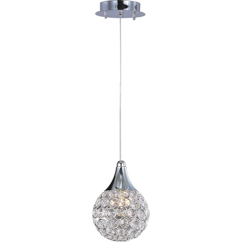 ET2 Contemporary Lighting E24023-20PC Brilliant 1 Light 5 inch Polished Chrome Mini Pendant Ceiling Light CCT 2900K, 120V