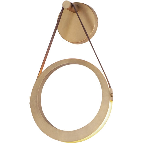 ET2 Contemporary Lighting E24080-NAB Tether LED Natural Aged Brass Wall Sconce Wall Light