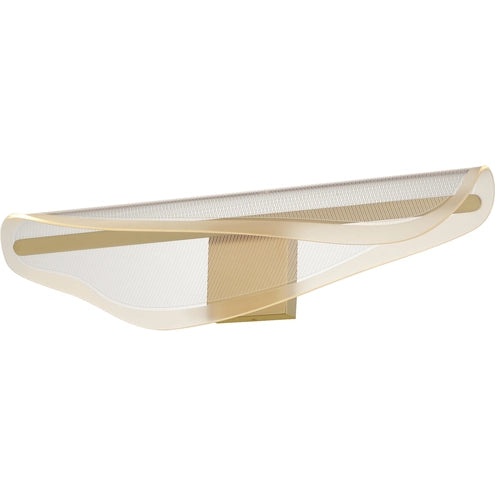 ET2 Contemporary Lighting E24713-144GLD Manta LED 6.75 inch Gold Wall Sconce Wall Light
