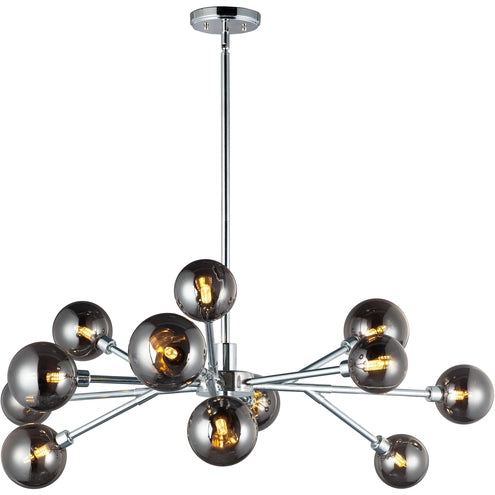 ET2 Contemporary Lighting E24826-138PC Asteroid LED 41.5 inch Polished Chrome Multi-Light Pendant Ceiling Light
