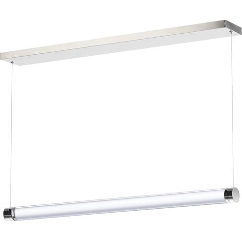 ET2 Contemporary Lighting E24833-75AL Vanish LED 36 inch Brushed Aluminum Linear Pendant Ceiling Light