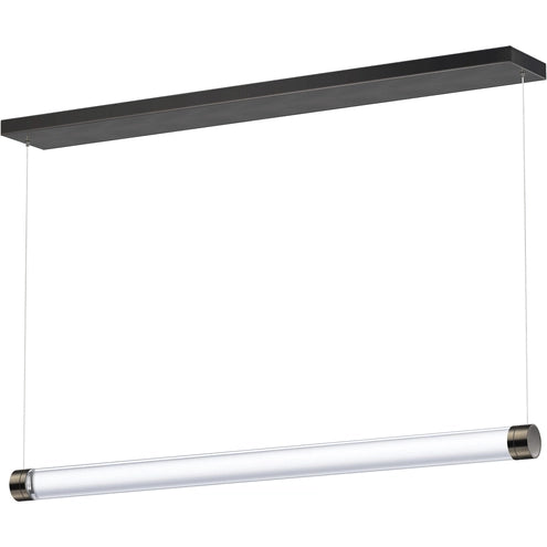 ET2 Contemporary Lighting E24833-75GM Vanish LED 36 inch Gunmetal Linear Pendant Ceiling Light
