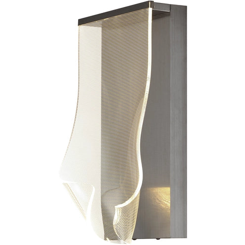 ET2 Contemporary Lighting E24871-133BGM Rinkle LED 9.5 inch Brushed Gunmetal Wall Sconce Wall Light