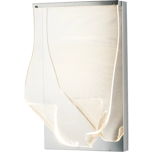 ET2 Contemporary Lighting E24871-133PC Rinkle LED 9.5 inch Polished Chrome Wall Sconce Wall Light